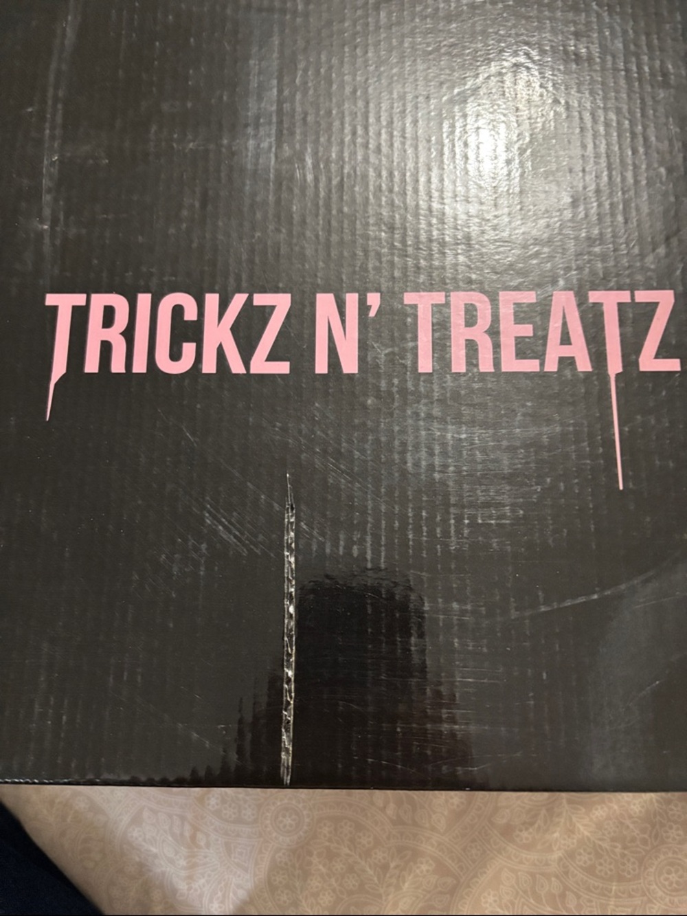 NIB Trickz n’ Treatz black Spider-Web Platform Heels - Picture 5 of 6